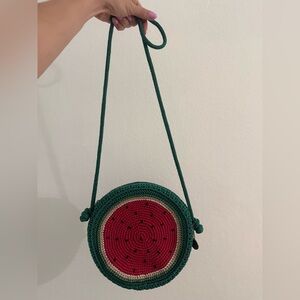 The Sak Crochet Watermelon Crossbody Bag